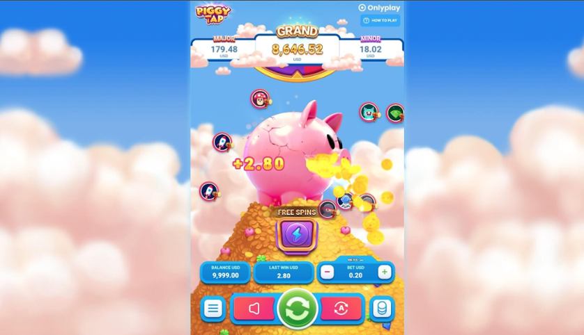 Take advantage of Treasures with Piggy Faucet at Bitcasino